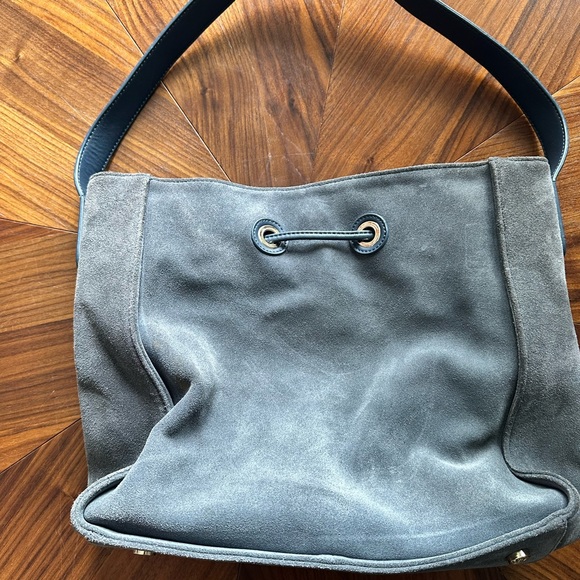 Spartina 449 Grey Suede Shoulder Bag - GUC - Picture 5 of 8